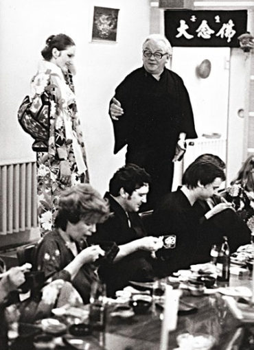Rolf Anschütz in his restaurant.